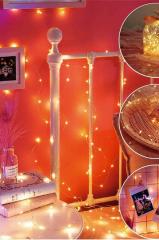 Peri Telli Perde Led Işık Kumandalı 300 Ledli  3 x 3 metre Usb'li 8 Animasyonlu Günışığı