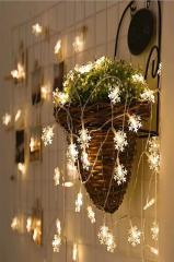 Dekoratif Kar Tanesi Model Şerit Led (10'lu)