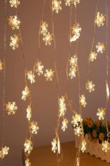 Dekoratif Kar Tanesi Model Şerit Led (10'lu)