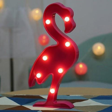 Dekoratif Led Flamingo Gece Lambası Masa Duvar Gece Aydınlatma Lambası