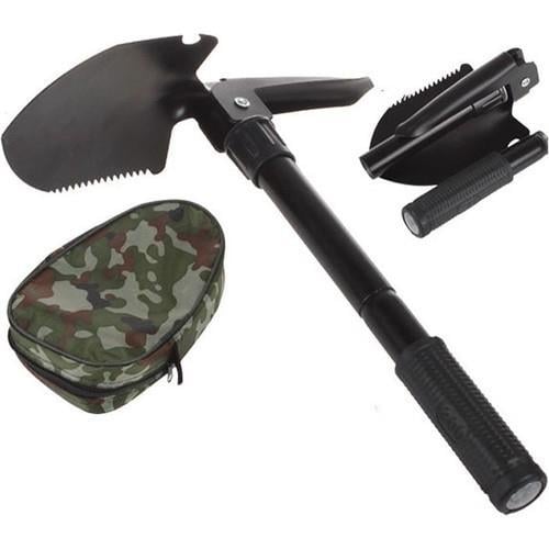 Bahçe Ve Kamp Küreği Katlanır Çanta Çapa Kürek Pusulalı