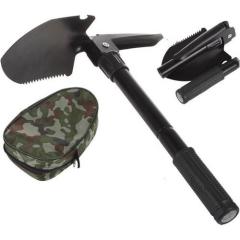 Bahçe Ve Kamp Küreği Katlanır Çanta Çapa Kürek Pusulalı