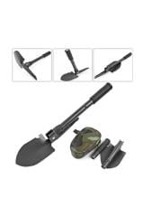 Bahçe Ve Kamp Küreği Katlanır Çanta Çapa Kürek Pusulalı