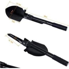 Bahçe Ve Kamp Küreği Katlanır Çanta Çapa Kürek Pusulalı