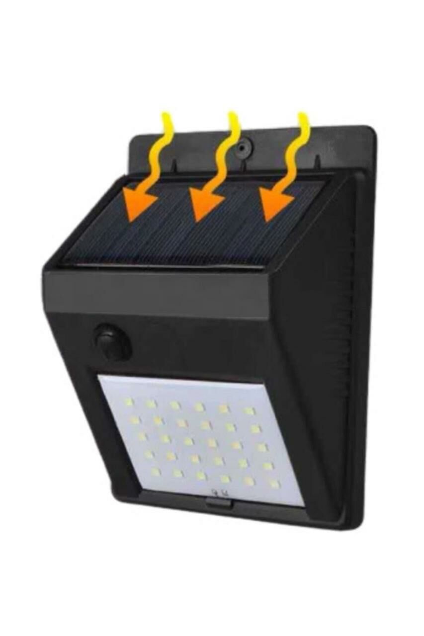 Güneş Enerjili Şarj Olabilen 20 Ledli Bahçe Aydınlatma Lambası Dış Mekan Lambası
