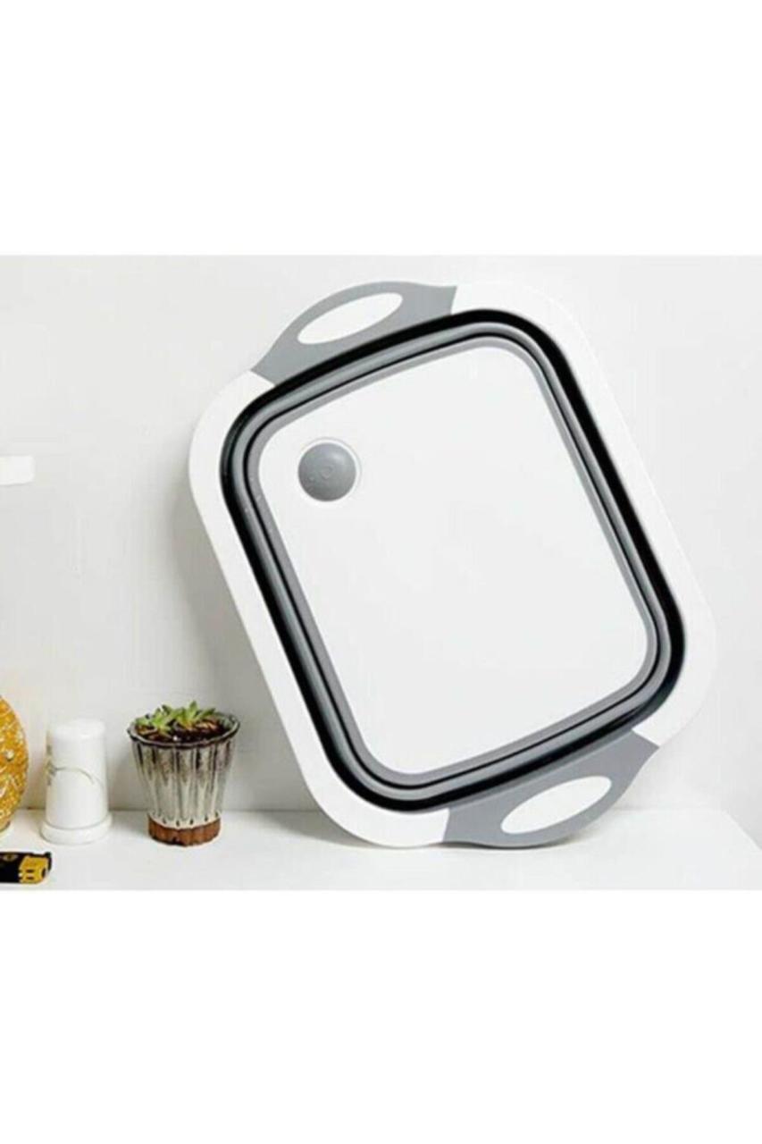 Çok Amaçlı Katlanabilir Sepet Ve Doğrama Tahtası