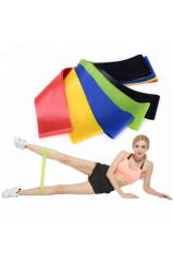 5 Li Farklı Dirençte Aerobik Bandı Pilates Squat Çalışma Lastiği