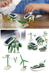 Güneş Enerjisi İle Çalışan Robot Solar Kit (6 in 1)