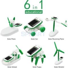 Güneş Enerjisi İle Çalışan Robot Solar Kit (6 in 1)