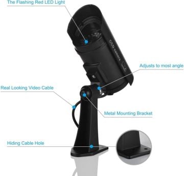 Gece Görüşlü Sahte Güvenlik Kamerası Caydırıcı