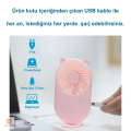 Mini El Fanı Usb Şarjlı Taşınabilir 3 Kademeli Masa Üstü