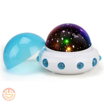 Müzikli Renkli Ve Dönen Star Master Ufo Uzay Temalı Projeksiyon Gece Lambası Usbli