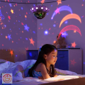 Müzikli Renkli Ve Dönen Star Master Ufo Uzay Temalı Projeksiyon Gece Lambası Usbli