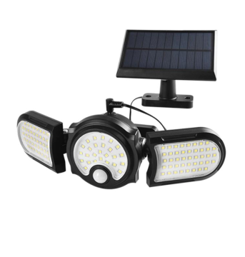 TechnoSmart Solar Güneş Enerjili 112 Ledli Hareket Sensörlü Büyük Boy Bahçe Aydınlatma Sokak Lambası