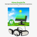 TechnoSmart Solar Güneş Enerjili 112 Ledli Hareket Sensörlü Büyük Boy Bahçe Aydınlatma Sokak Lambası