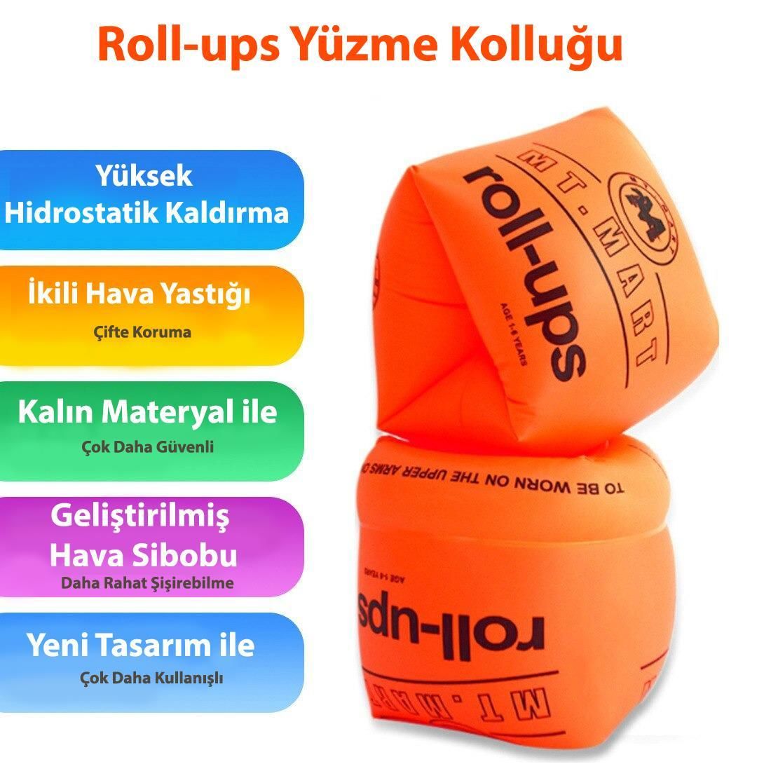 TechnoSmart Kolluk Yüzme Şişme Simit Her Yaşa Uygun