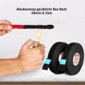 TechnoSmart Bez Bant Tüylü Yanmaz Bant Kumaş Kablo Sarma Bantı 15mt 19mm