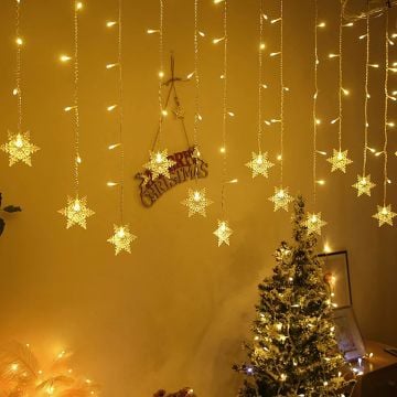 Trendpoint Kartanesi Perde Led Işık Animasyonlu Eklenebilir Fişli Gün Işığı