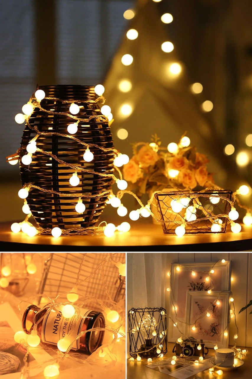 Trendpoint 20 Ledli 3 Metre Şerit Led Sembollü Kablolu Süsleme Dekoratif Aydınlatma GünIşığı Toplu Led