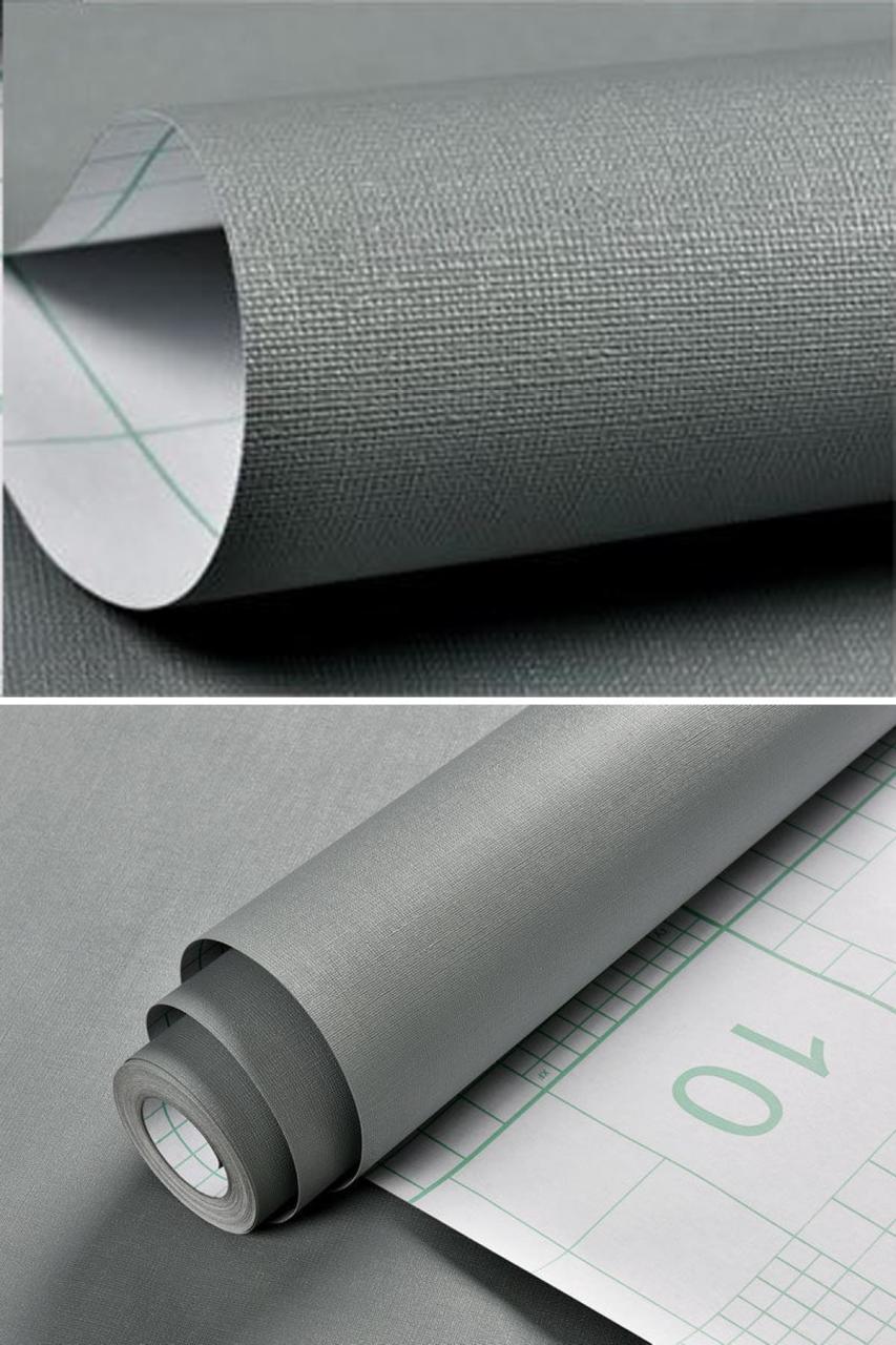 Trendpoint 60x500cm Mat Antrasit Kendinden Yapışkanlı Duvar Mutfak Banyo Dolap Kaplama Dekorasyon