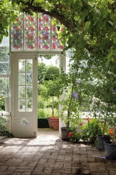 Technosmart – | 45x150cm | Renkli Çiçek Desenli Statik Cam Filmi Kaplama | Mutfak Ofis Banyo Pencere