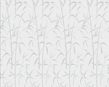 Technosmart – | 45x150cm | Bambu Yaprak Desenli Statik Cam Filmi Kaplama | Mutfak Ofis Banyo Pencere