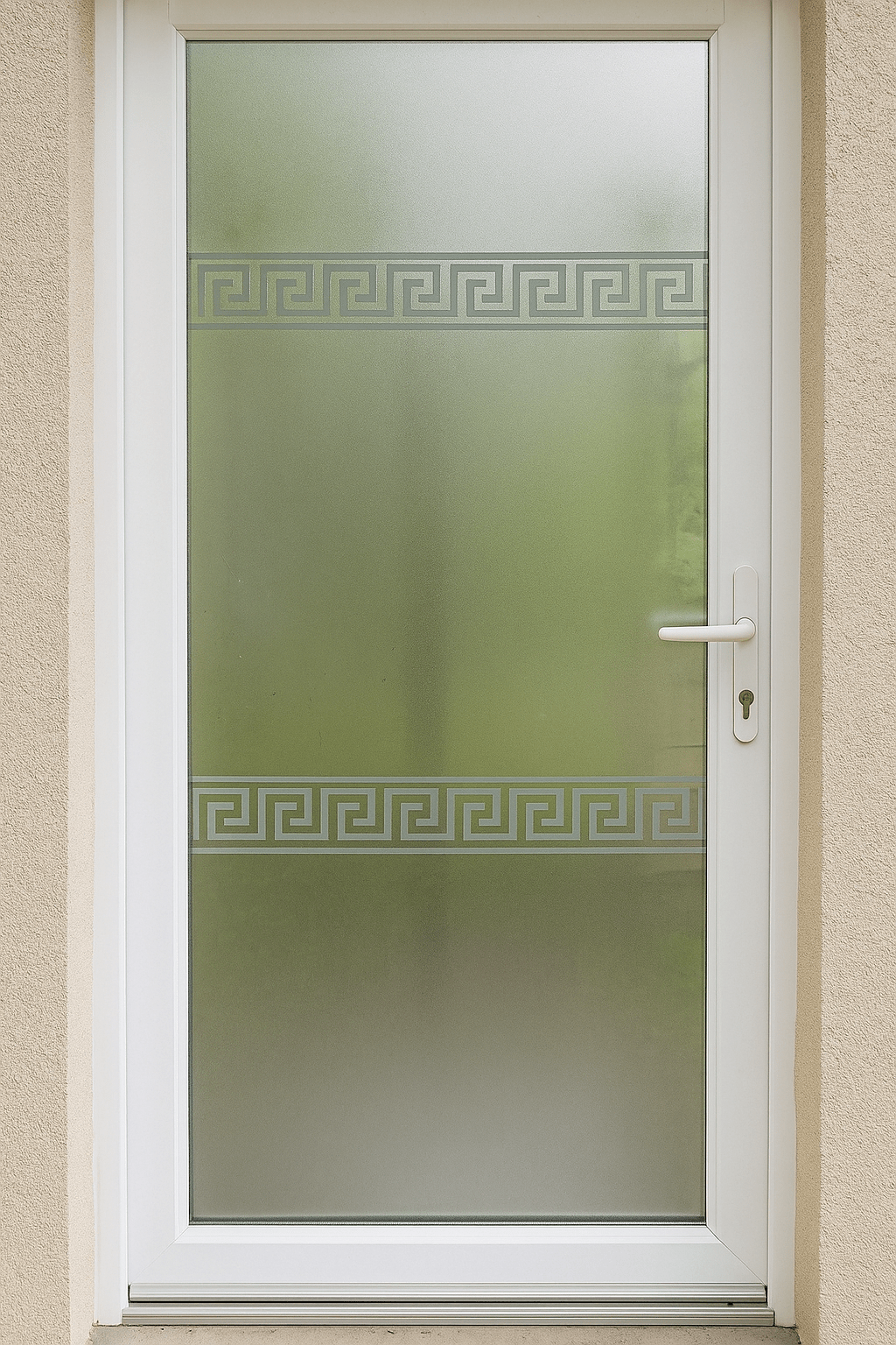 Technosmart – | 45x200cm | Meander Motifli Statik Cam Filmi Kaplama | Mutfak Ofis Banyo Pencere