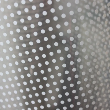 Technosmart – | 45x100cm | Beyaz Noktalı Statik Cam Filmi Kaplama | Mutfak Ofis Banyo Pencere