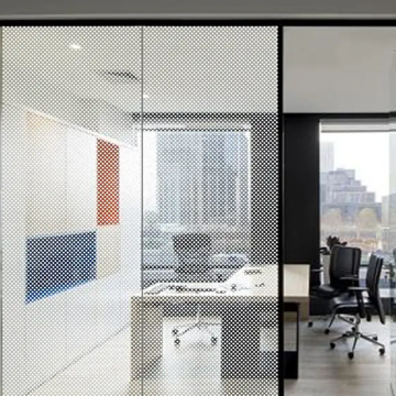 Technosmart – | 45x100cm | Beyaz Noktalı Statik Cam Filmi Kaplama | Mutfak Ofis Banyo Pencere