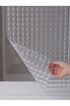 Technosmart – | 45x100cm | Desenli Statik Cam Filmi Kaplama | Mutfak Ofis Banyo Pencere