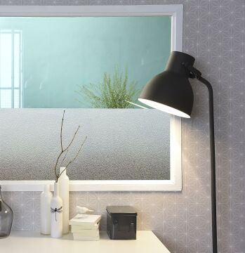 Technosmart – | 45x100cm | Statik Cam Filmi Kaplama | Gizlilik Sağlayan | Mutfak Ofis Banyo Pencere