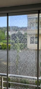 Technosmart 45x100cm Desenli Statik Cam Filmi Kaplama | Mutfak Ofis Banyo