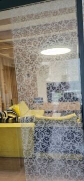 Technosmart 45x100cm Desenli Statik Cam Filmi Kaplama | Mutfak Ofis Banyo