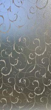 Technosmart 45x100cm Desenli Statik Cam Filmi Kaplama | Mutfak Ofis Banyo Kafe Restoran