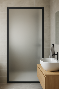 Technosmart 45x150cm Dekoratif Görüş Engelleyici Cam Filmi Statik Kaplama Mutfak Ofis Banyo Pencere