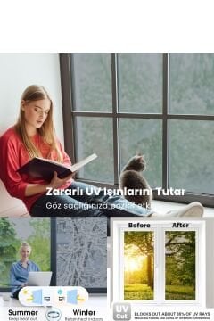75x100 cm Aynalı Cam Filmi Silver Silver Statik UV Güneş Koruyucu Cam Kaplama
