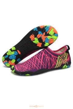 TechnoSmart Deniz Ayakkabısı Plaj Havuz Yüzme Spor Bisiklet Kaydırmaz Esnek Ayakkabı Pembe - 38