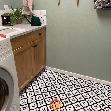 TechnoSmart 30cm×30cm Kendinden Yapışkanlı LVT Zemin ve Duvar Kaplama Mutfak Banyo Karo Sticker