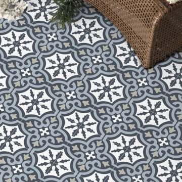 TechnoSmart 30cm×30cm Kendinden Yapışkanlı LVT Zemin ve Duvar Kaplama Mutfak Banyo Karo Sticker