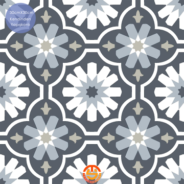 TechnoSmart 30cm×30cm Kendinden Yapışkanlı LVT Zemin ve Duvar Kaplama Mutfak Banyo Karo Sticker