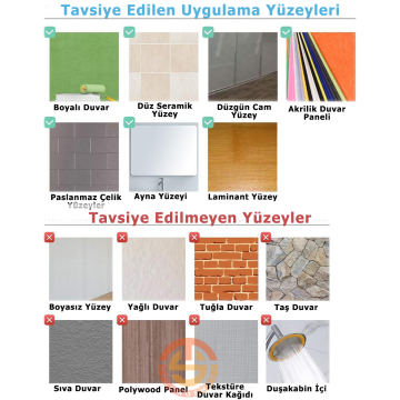 TechnoSmart 3D Kendinden Yapışkanlı 30×30cm Kaplama Balıksırtı Beyaz Duvar Sticker Mutfak Banyo