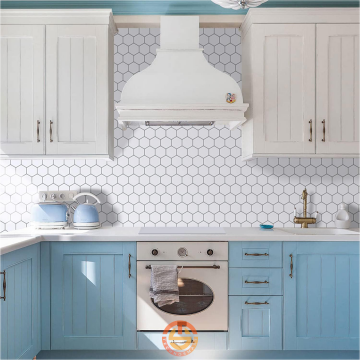 TechnoSmart 3D Kendinden Yapışkanlı 30×30cm Kaplama Balpeteği Beyaz Duvar Sticker Mutfak Banyo