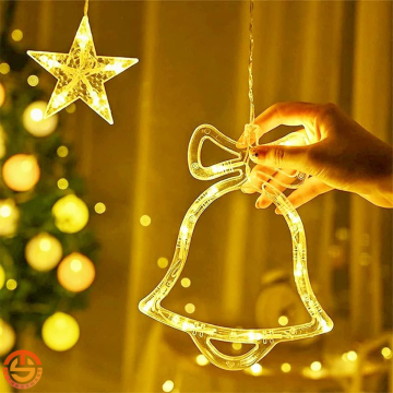 TechnoSmart Yılbaşı ve Özel Gün için Perde Led 8 Modlu Eklenebilir Fişli Dekoratif Süsleme