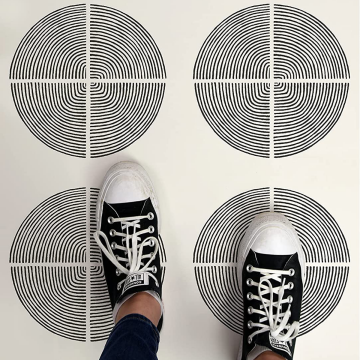 TechnoSmart 1Adet 30cm×30cm Kendinden Yapışkanlı LVT Zemin ve Duvar Kaplama Mutfak Banyo Karo Stickr