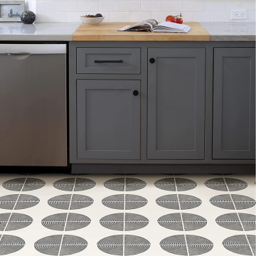 TechnoSmart 1Adet 30cm×30cm Kendinden Yapışkanlı LVT Zemin ve Duvar Kaplama Mutfak Banyo Karo Stickr