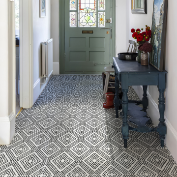 TechnoSmart 1Adet 30cm×30cm Kendinden Yapışkanlı LVT Zemin ve Duvar Kaplama Mutfak Banyo Karo Stickr